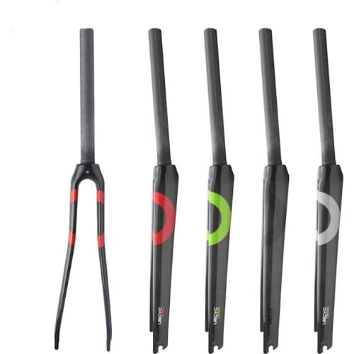 Road Bicycle Fork Full Carbon Fiber Front Fork 700C V Brake 410g Ultralight ROAD BIKE Fork Part