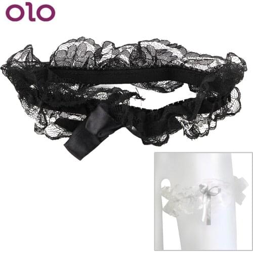 OLO Sexy Lace Floral Garter Punk Garter Belt Sex Suspenders Adult Games Erotic Women Bow Leg Ring Leg Harness Sex Toys for Women