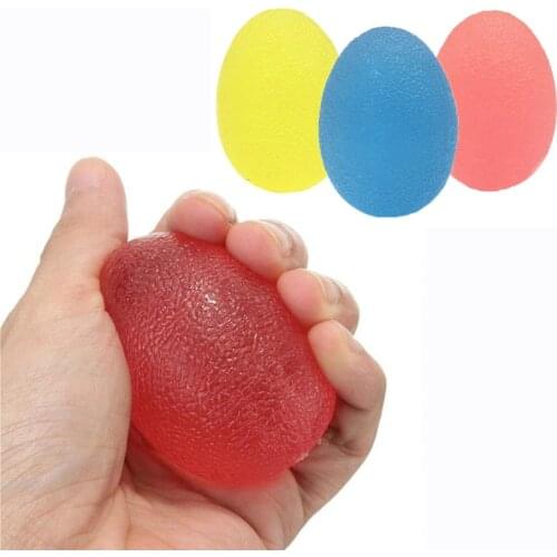 Silicone Fitness Hand Expander Gripper Strengthen Trainer Stress Power Ball Egg Hand Grip Forearm Exerciser