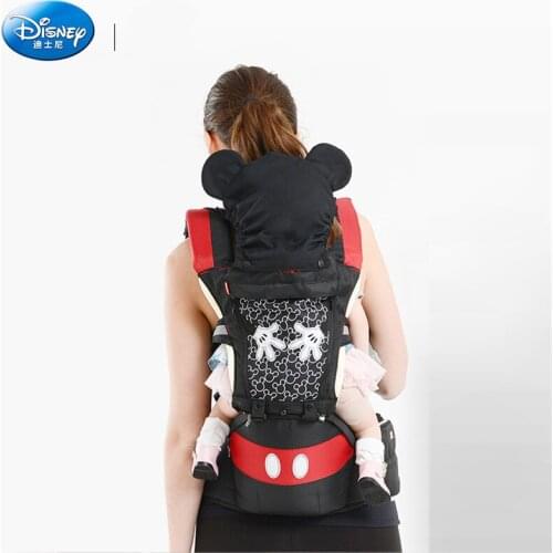 Disney Cartoon Waist Stool Mickey Minnie Baby Carrier Multi-function 3D Breathable High Quality Fabric Ergonomic Backpack SZZ071