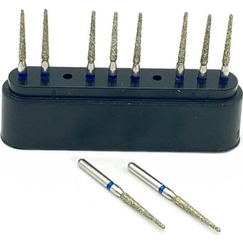 TR-11 Dental High Speed Burs Dental Diamond Burs Drill for High Speed Handpiece Dentist Polish Tool 10pcs/set