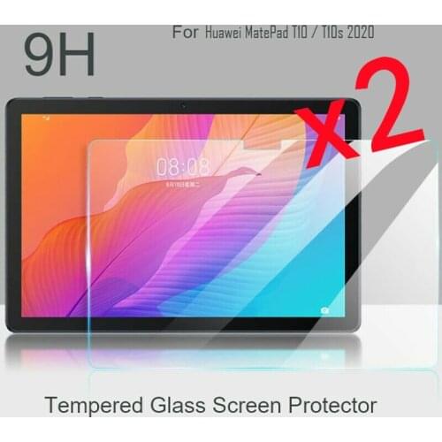 2Pcs Tablet Tempered Glass Screen Protector Cover for Huawei Matepad T10/T10S Anti-Scratch Full Coverage Protective Film