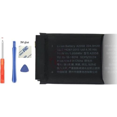 ISUNOO A2058 Battery 244.9mAh For Apple watch Series 4 40mm A2058 Battery With Free Tools