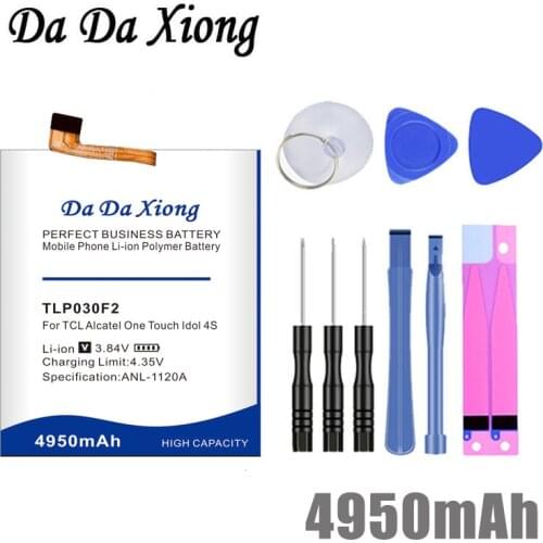 4950mAh TLP030F2 Battery for TCL Alcatel One Touch Idol 4S OT-6070 OT-6070K OT-6070O OT-6070Y For BlackBerry DTEK60