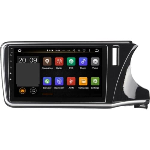 10.1" Car GPS Navigation For Honda City 2014-2022 Right Drive Auto Radio Stereo Multimedia DVD Player With Bluetooth WiFi