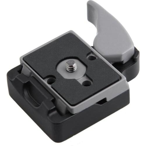 Camera 323 Quick Release Clamp Adapter + 200PL-14 Quick Release Plate Compatible For Manfrotto Compat Plate