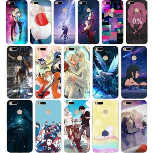 111AA Yuri On Ice gift Soft Silicone Tpu Cover phone Case for Xiaomi Redmi Mi A1 A2 8 lite