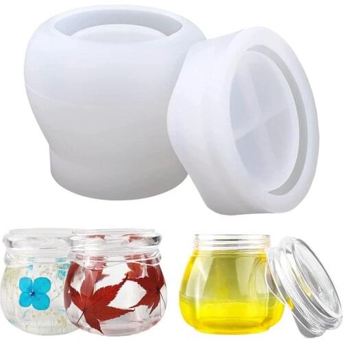 Handmade Bottle Resin Mold DIY Crystal Epoxy Silicone Mould Home Decoration Bottle Cord Resin Crafts Casting Mould