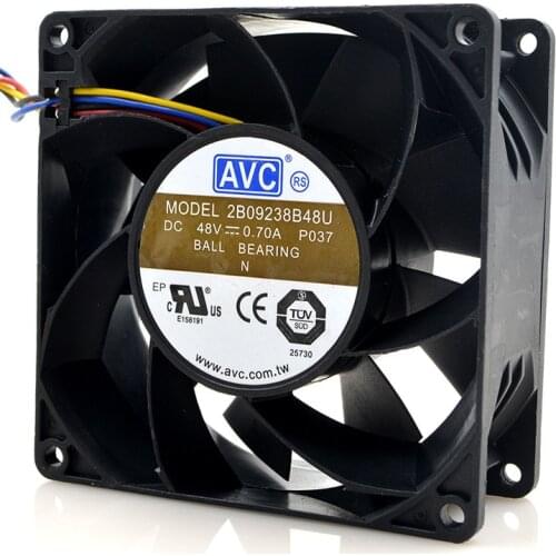 FOR AVC 2B09238 B48U9038 48V0.70A9C4 Line Violent Large Air Volume Inverter cooling Fan