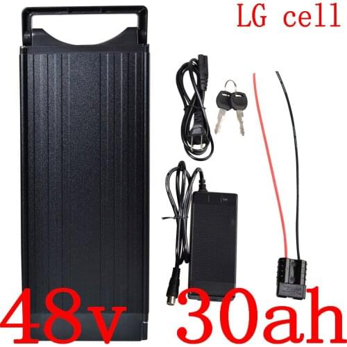 48V 30AH Electric Bicycle Bicycle battery 48V 30AH lithium battery use LG cell for 48V 1000W 1500W 2000W Ebike Li-ion Battery