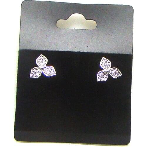 Mini shirt crystals CZ Clover collar lapel pin brooch jewelry ornament accessories suit collar medal custom lapel pin for female