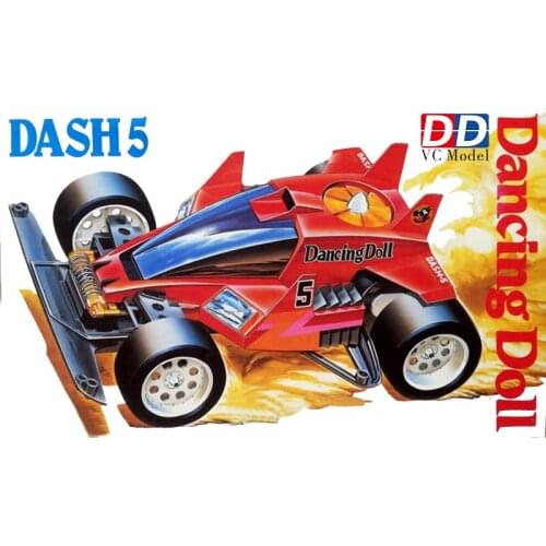 DD VC Model DASH5 Dancing Doll 1/32 Scale Mini 4WD Assembled S1 Chassis Car Model