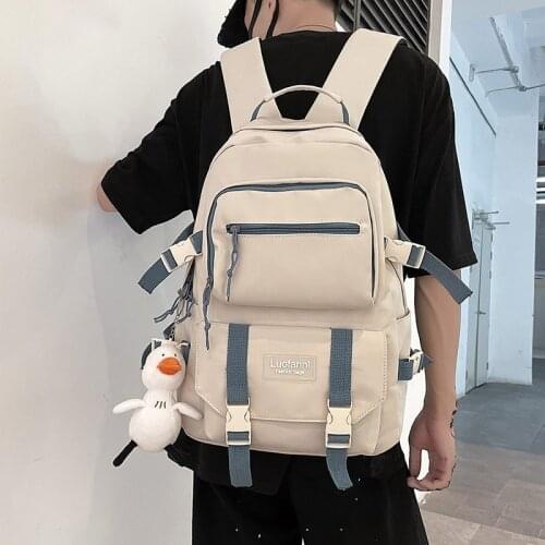 Mens Backpack Male Sports School Backpacks Canvas School Bags For Teenager Boys Girls Computer Laptop School Backpack