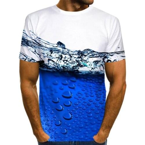 2020 new fashion hot sale Water T Shirt Men 'S Funny Bubble 3d T -Shirt Printed Unisex Casual Tops Harajuku Short Sleeve Tshirts