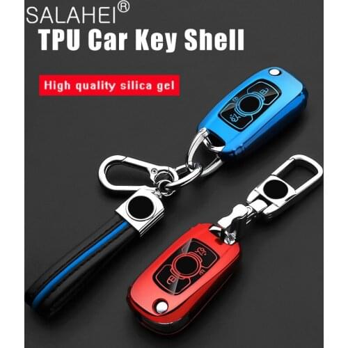 New TPU Car Key Cover For Buick VERANO ENCORE GX GL6 2019 2020 2018 For Opel Vauxhall Astra K Corsa E Full Auto Key Case Holder