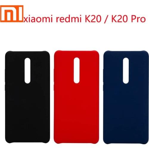 Original For xiaomi Mi 9T/9T Pro Redmi K20 / K20 Pro case official silicone protective shell fiber soft lining precision opening