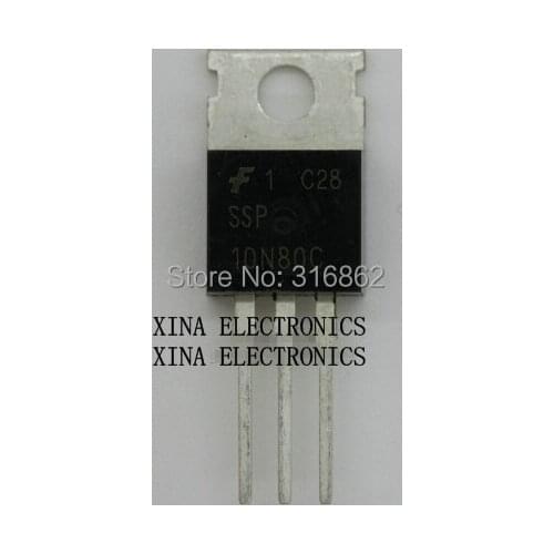 SSP10N80C P10N80C 10N80 TO-220 ROHS ORIGINAL 10PCS/lot Free Shipping Electronics composition kit
