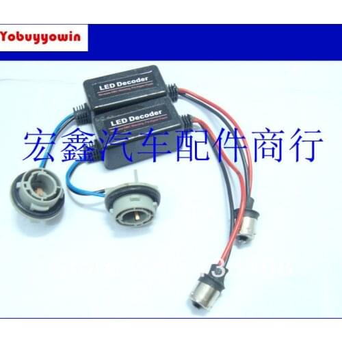 PY21W BAU15s 1156 LED Car Bulbs Can-Bus Error RESISTORS FIX - Plug & Play