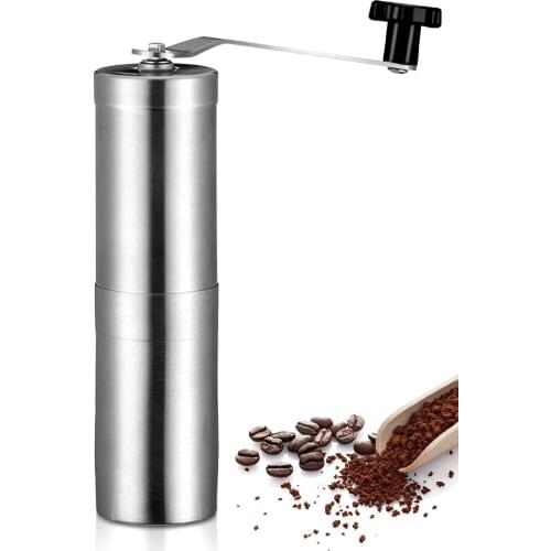 Manual Coffee Grinder Stainless Steel Handmade Coffee Beans Burr Grinders Coffee Mill Kitchen Tool Milling Machine Coffeeware