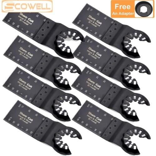30% Off 8 PCS Bimetal Starlock Oscillating Multi Tool Saw Blades For Multimaster Oscillating Tools machines Plunge saw
