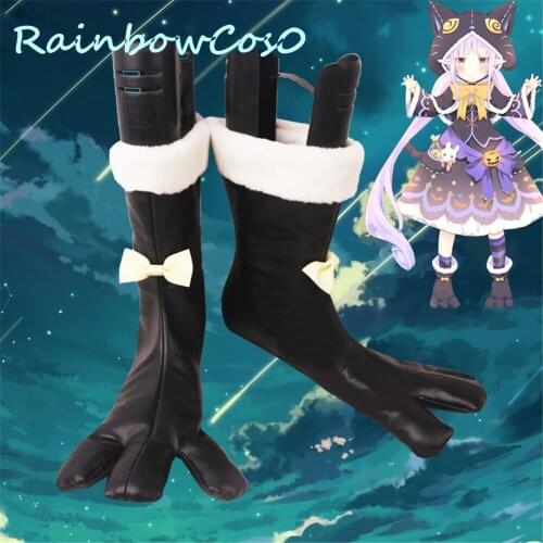 Princess Connect! Re:Dive Ogura Yui Cosplay Shoes Boots Game Anime Halloween RainbowCos0 W1217