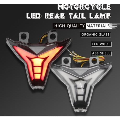 LED Brake Tail Light Turn Signal For KAWASAKI Z1000/R ZX-10R ZX-10RR ZX-6R Z400 NINJA 400 Motorcycle Accessories Blinker Lamp