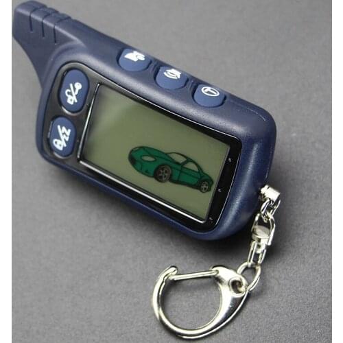 TZ 9030 LCD Remote Controller Key Fob for Russian Two way Car Alarm System Tomahawk TZ-9030 Tomahawk TZ9030 auto alarm
