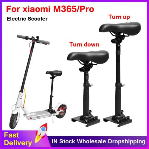 For Xiaomi M365 Electric Scooter Skaterboard Seat For 8.5inch E Scooter Retractable black Seat Accessories