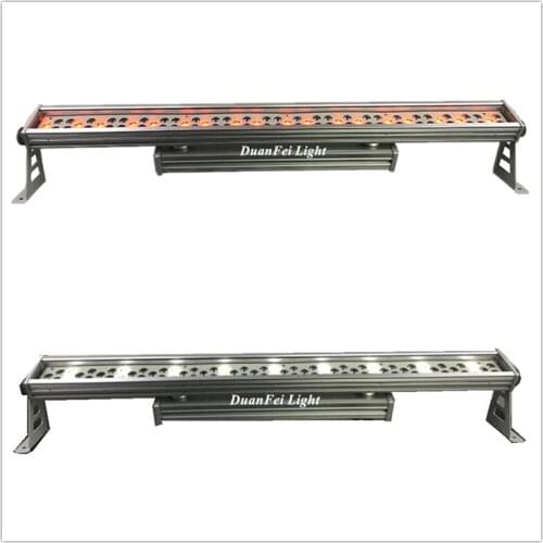 18 unites Wedding stage led uplight bar wash rgbw aluminium dmx wall washer led rgbw ip65 72x1w