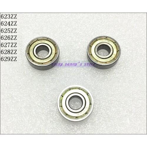 20-30 pcs/Lot 623zz, 624zz, 625zz, 626zz, 627zz, 628zz, 629zz Miniature Bearing Deep Groove Ball Bearing Carbon Steel Brand New