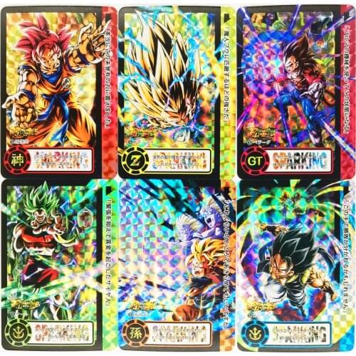 26pcs/set Dragon Ball Z GT Super Saiyan Heroes Battle Card Ultra Instinct Goku Vegeta Game Collection Cards