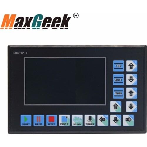 Maxgeek DDCSV2.1 4-Axis Engraving Machine CNC Motion Controller 500KHz + Standard Manual Pulse Generator MPG