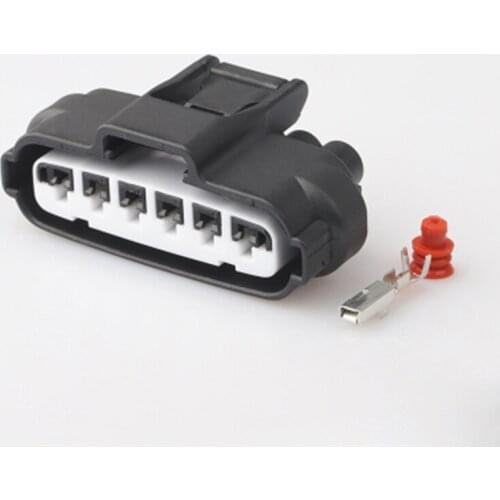 5/10sets 6pin Toyota Mazda Hilux Accelerator Pedal plug air metre, electronic throttle connector 7283-1968-30