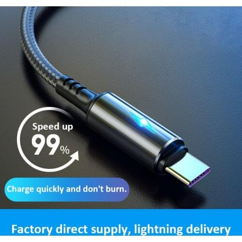 5A Fast Charging Line USB Phone Charger Cable Mobile Phones Cable Phone Charger Streamer Line Cable For Phone Fast Charging