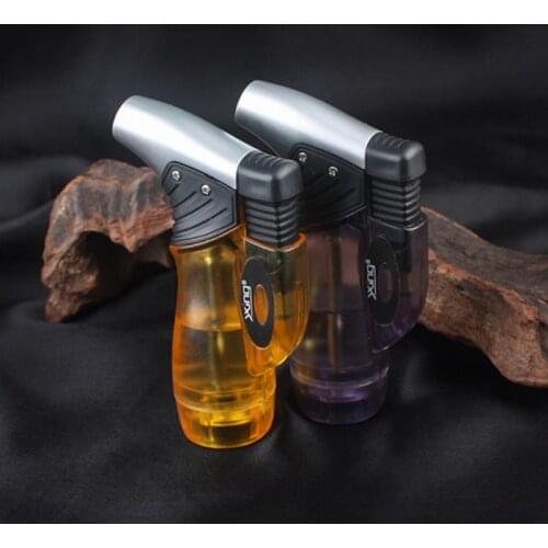 Butane Spray Gun Torch Jet Lighter Turbo Cigarette Cigar Pipe Gas Lighter Inflatable Portable Windproof Lighter 1300 C Outdoor