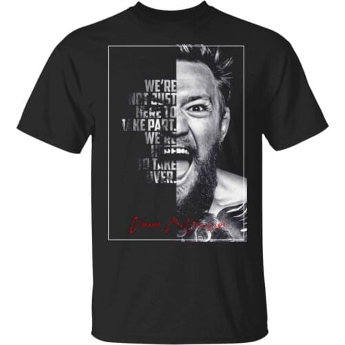 Conor McGregor Ultimate Champion 2019 Limited Black T-Shirt S-XXXL