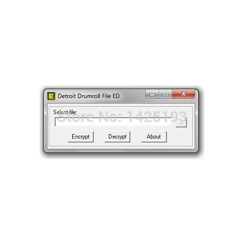 DETROIT DRUMROLL FILE ENCRYPTOR/DECRYPTOR (EDITOR) v0.2