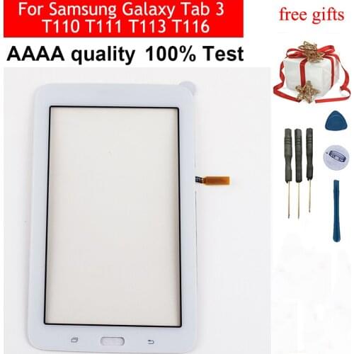 For Samsung Galaxy Tab 3 SM-T110 SM-T111 SM-T113 SM-T116 SM-T114 Front Touch Screen Digitizer Panel Glass Sensor