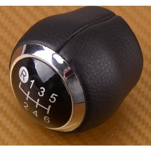 DWCX 6 Speed Car Gear Shift Knob Head Stick Ball for Toyota Avensis RAV4 Yaris Urban Corolla 1.8T 2007-2009 2010 2011 2012 2013