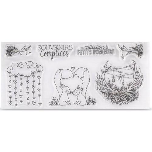 French Transparent Clear Silicone Stamp/Seal for DIY scrapbooking/photo album Decorative clear stamp sheets A2109