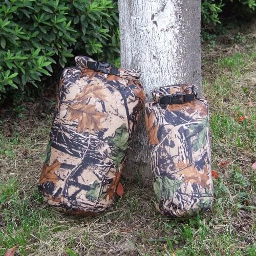 Hot Sale Portable 8L Camouflage Waterproof Bag Storage Dry Bag For Outdoor Canoe Kayak Rafting Camping Climbing Hike