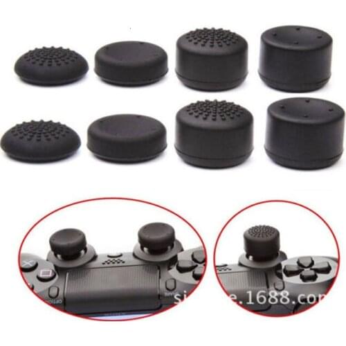 Gen Game 8pcs for PS4 Playstation DualShock 4 Pro Slim Controller Replacement Swap Thumbsticks Joystick Caps For XBOX One Elite