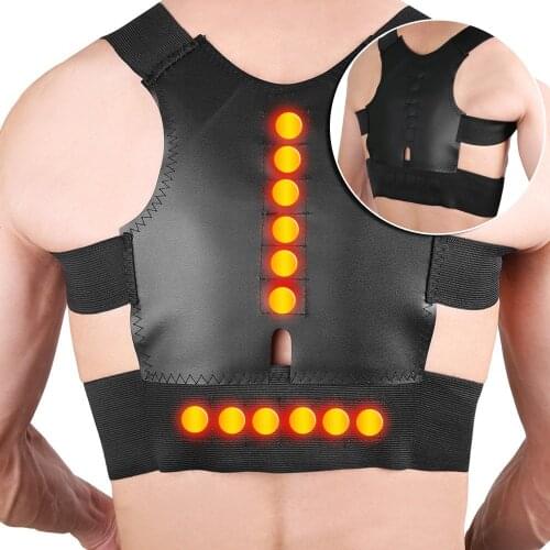 Magnetic Therapy Posture Corrector Adjustable Shoulder Medical Therapy Back Brace Support Belt NO Slouching Body Health Care