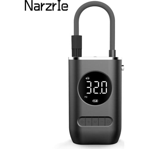 Mini Electric Inflator Pump Portable Wireless Smart Digital Air Compressor Tire Pressure Detection For Car Bike Motorcycle Ball