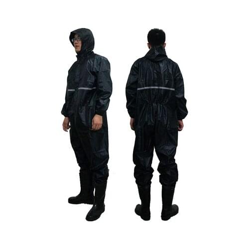 Fashion Waterproof and oil proofdust proofsprayspray paint motorcycleeven capConjoined raincoatReflective design secure