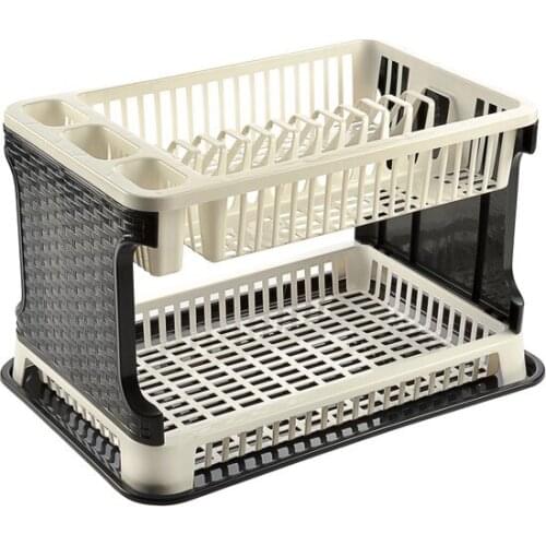 Modern from Tuffex Rattan Two Layer Plate-rack-White organizer storage box органайзер rangement коробка для хранения