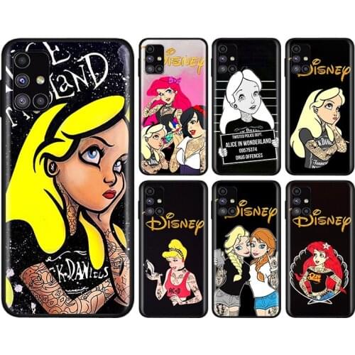Punk princess disney For Samsung Note 20 10 9 8 Ultra lite Plus Pro F62 M62 M60 M40 M31S M21 M20 M10S Soft Phone Case
