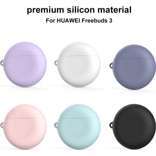 Shockproof Protector For freebuds 3 Charging Box Anti-fall Funda For Huawei Freebuds 3 Wireless Headset Silicone Earphone Case