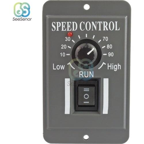 Motor Speed Controller DC 12V 24V 48V 6A Motor Speed Pinpoint Regulator Controller Forward/Reverse Rotation Motor Governor