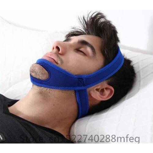 Anti Snore Belt Stop Snoring Chin Strap Woman Man Night Sleeping Aid Tools Snoring Protection Jaw Snore Stopper Bandage One Size